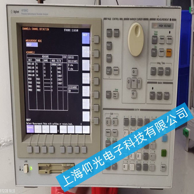 ���݂�Agilent 4156C ���ܰ댧�w���������x����������ԓ��ξS��̎��